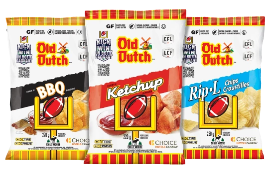 Saveurs de croustilles Old Dutch